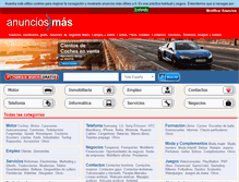 Tablet Screenshot of anunciosmas.com